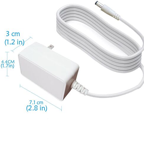 شاحن سلك طاقة محول تيار متردد 12 فولت 3 أمبير لأربع أمهات مامارو 2/4، لحارس مقعد الرضع مامارو 2015، لأرجوحة الأطفال روكارو OH-1048B1203000U / OH-1048B1203000-U استبدال قابس الشحن 6.5 قدم in Kuwait