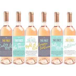 6 Mommy's First Milestone Wine Labels and Stickers, Great Baby Shower and Pregnancy Gift Ideas for Mom To Be, Funny Mom's First Moments After Having New Baby Girl or Boy – By Harper & Ivy Designs in Saudi Arabia