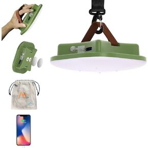MOSLIGHTING 16500mAh LED التخييم فانوس أضواء خيمة قابلة للشحن مع المغناطيس، بنك الطاقة، 4000LM مصباح يدوي محمول 80W، 4 أوضاع الإضاءة، IP65 للماء، المشي لمسافات طويلة انقطاع التيار الكهربائي طقم النجاة في حالات الطوارئ in Kuwait