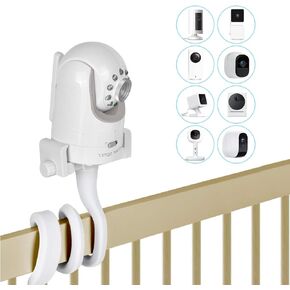 OWOKISO Universal Baby Monitor Camera Mount Compatible with Infant Optics DXR 8 & DXR-8 Pro, Flexible Crib Stand/Holder/Bracket/Shelf, for All Baby Monitor Cameras with 1/4 Screw in Kuwait