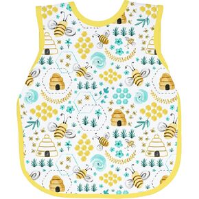 BapronBaby Animal Prints Bapron - No Neck Tie Safer Bib - Baby & Toddler - Soft Waterproof - PVC, BPA & Phthalate Free - 6m+