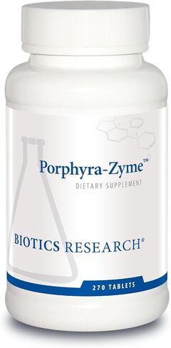 BIOTICS Research Porphyra Zyme Chlorophyll Concentrate. Heavy Metal Binding Capacity. Detoxification. 270Tabs in Saudi Arabia