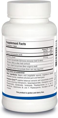 BIOTICS Research Porphyra Zyme Chlorophyll Concentrate. Heavy Metal Binding Capacity. Detoxification. 270Tabs in Saudi Arabia