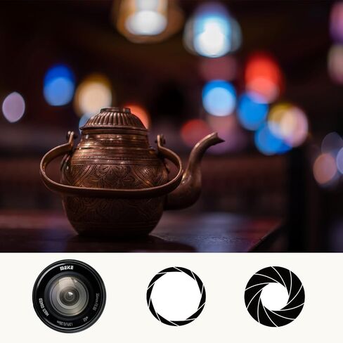 Meike 35mm f0.95 Large Aperture Manual Focus APS-C Lens Compatible with RF-Mount Cameras EOS-R EOS-RP R5 R6 R7 R10 R50 Under APS-C Mode in Saudi Arabia