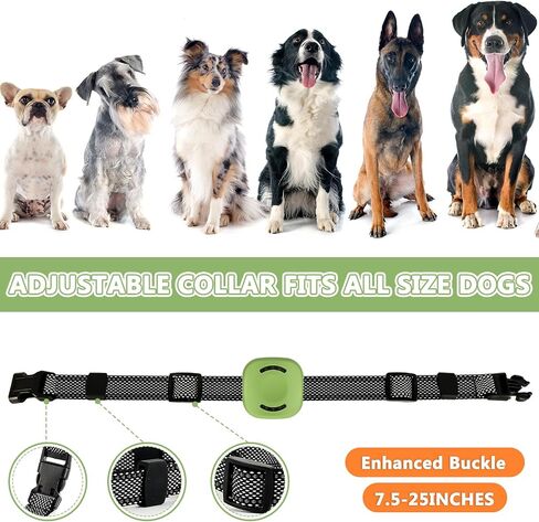 Dog Traning Collar Dog Shock Collar with 4 Traning Modes, Beep, Vibration, Shock & Lighting, Remote 2624FT, Rechargeable Waterproof Electronic Collar for All Breeds, Black in Kuwait
