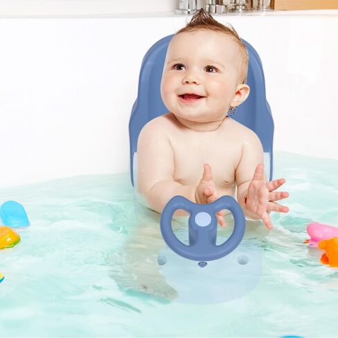 مقعد حمام للأطفال من جي بيست، كرسي حمام للأطفال قابل للتعديل بثلاث سرعات، أوضاع الجلوس والكذب، مقعد حمام للرضع مع 4 أكواب شفط قوية، مقعد حمام للرضع قابل للطي والتعليق (وردي) in Kuwait