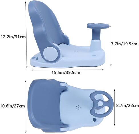 مقعد حمام للأطفال من جي بيست، كرسي حمام للأطفال قابل للتعديل بثلاث سرعات، أوضاع الجلوس والكذب، مقعد حمام للرضع مع 4 أكواب شفط قوية، مقعد حمام للرضع قابل للطي والتعليق (وردي) in Kuwait