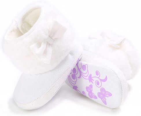 IHPCARE Baby Boy's Girl's Fashion Cute Short Boots Socks Shoes Newborn Boots Soft And Warm Infant Winter Shoes (3-18 Months) in Saudi Arabia