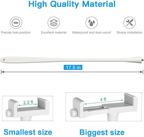 OWOKISO Universal Baby Monitor Camera Mount Compatible with Infant Optics DXR 8 & DXR-8 Pro, Flexible Crib Stand/Holder/Bracket/Shelf, for All Baby Monitor Cameras with 1/4 Screw in Kuwait