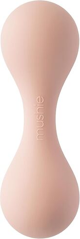 mushie Silicone Baby Shaker Rattle Toy | Ages 3+ Months (Dried Thyme) in Kuwait