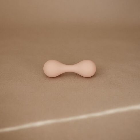 mushie Silicone Baby Shaker Rattle Toy | Ages 3+ Months (Dried Thyme) in Kuwait