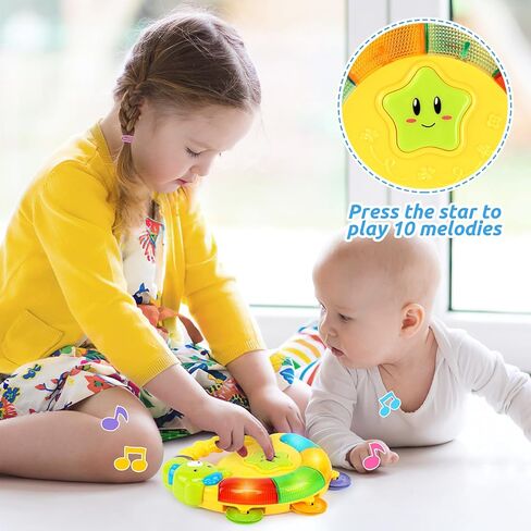 Baby Bear Bell Toy with Music Song Light¼colors may vary pinkgreenyellow in Kuwait