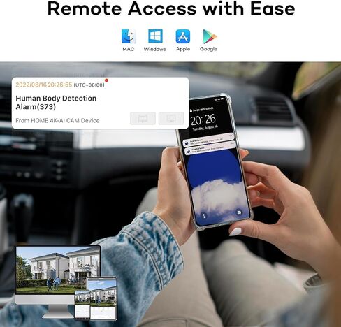مسجل صوت فيديو ONWOTE 12MP 32 قناة NVR IP Security، مدخل 32CH 12MP/ 8MP/ 6MP/ 5MP، 32CH NVR، 4 فتحات تخزين تدعم 32 تيرابايت، تشغيل متزامن 16CH، يعمل مع مفتاح PoE القياسي in Kuwait