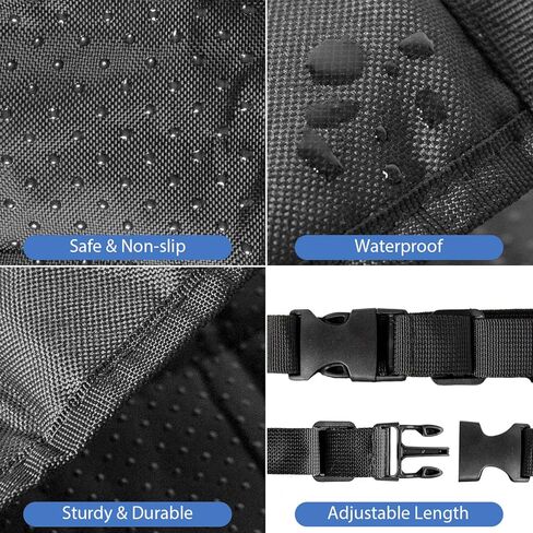 AceList Toddler Airplane Bed - Portable Airplane Seat Extender for Kids with Storage Bag & Mesh Pocket - Baby Travel Essential Footrest - Airplane Must Haves for Toddlers, 17 * 31'' in Kuwait