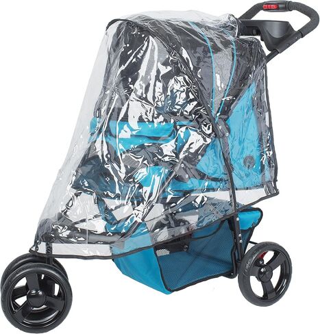 PETIQUE PVC Rain Cover for Pet Stroller, Clear, One Size in Kuwait