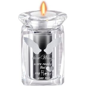 IFOLAINA Personalized Urn for Pet Ashes Small Custom 3D Photo and Text Mini Crystal Storage for Human Dog Cat Ash Loved Ones