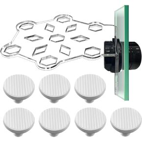Aquarium Choice Coral Plug Holder Coral frag Rack Magnetic Holder Reef Magnets Holder for frag Racks (Coral Holder with 11 frag Plug) in Kuwait