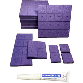 Breakable Coral Frag Tile 4inch 10pcs Coralline Purple frag Rack Plugs