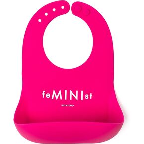 BELLA TUNNO Girl's Wonder Bib - مريلة أطفال من السيليكون للفتيات، مريلة سيليكون ناعمة غير سامة وخالية من مادة BPA، مقاومة للماء، سهلة التنظيف in Kuwait