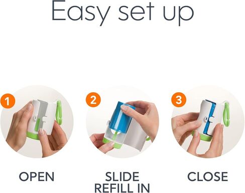 Diaper Genie On-The-Go Dispenser, Portable Diaper Bag Dispenser, Lavender Scent in Saudi Arabia