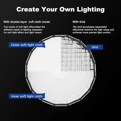 Godox S120T 47.3 "شبكة مظلة سوفت بوكس in Kuwait