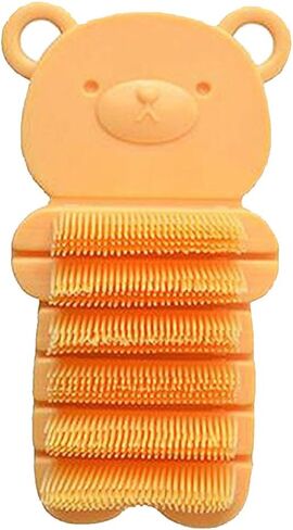 JINCH Nail Scrubber Brush Kids, Finger Nails Scrub Scrubbing Cleaning Brushes with Soft Bristle for Baby Children, Cute Animal Style and 2 Colors Choice (Pink) in Saudi Arabia