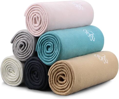 جرولنت بطانية صوف للحيوانات الاليفة للكلاب والجراء والقطط والحيوانات الاليفة من 6 قطع (متعددة الالوان 30 × 20 انش) in Kuwait