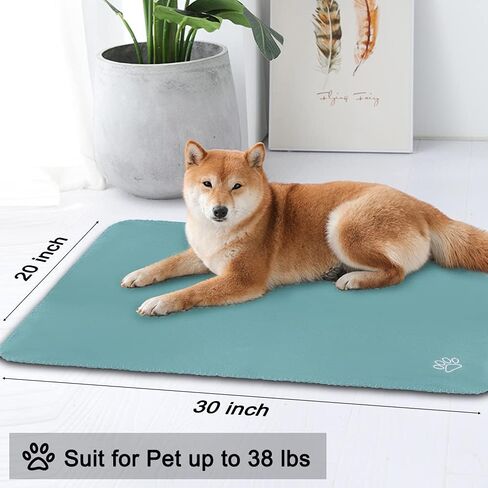 جرولنت بطانية صوف للحيوانات الاليفة للكلاب والجراء والقطط والحيوانات الاليفة من 6 قطع (متعددة الالوان 30 × 20 انش) in Kuwait