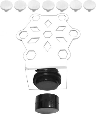 Saricho Coral frag Magnetic Holder,Magnetic Coral frag Rack，Magnetic Coral frag Plug Holder, The Large Magnetic Coral frag Holder Set with 19 Coral frag Plug Ceramic Bases in Saudi Arabia