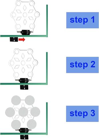Saricho Coral frag Magnetic Holder,Magnetic Coral frag Rack，Magnetic Coral frag Plug Holder, The Large Magnetic Coral frag Holder Set with 19 Coral frag Plug Ceramic Bases in Saudi Arabia