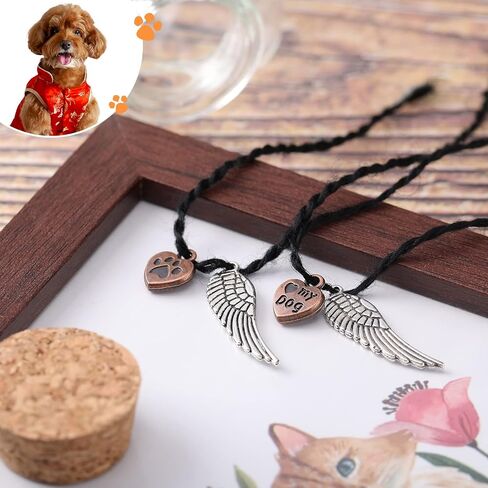 Eaasty 2 Sets Pet Fur Memorial Bottles, Heart Shaped Glass with Cork, Dog in Saudi Arabia
