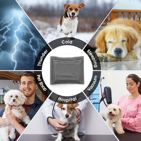 cobee Dog Snood لتدفئة رقبة الكلاب وأذنيها، غطاء أذن للكلاب الأليفة لتوفير الراحة ومكافحة القلق والاستحمام وتقليل الضوضاء، غطاء رأس الكلب وأذنه لتدفئة أذن الحيوانات الأليفة (مقاس L، أزرق) in Kuwait