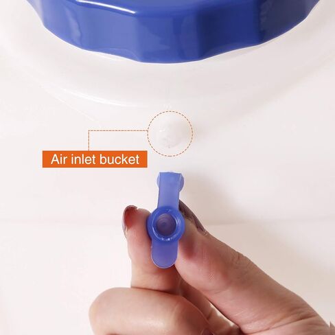 5 Gallon Water Container with Spigot, Portable Camping Water Jug | Multi-Use Water Container with Spigot, 5 Gallon Camping Water Jug for Long-Term Water Storage, RV, Emergency and Outdoor Use in Saudi Arabia