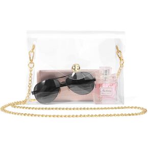Clear Purse for Women Clear Crossbody Bag Stadium Approved Transparent Bags for Concerts Sports Event Party in Kuwait