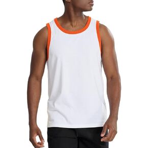 Tank Tops for Men Athletic Jersey Ringer Tanks for Summer Sports Sleeveless Shirts in Saudi Arabia