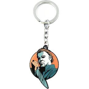 DreamWater Halloween Michael Myrs Chcky Face Fredy Krueger Horror Keychain Gifts for Girl Woman Men