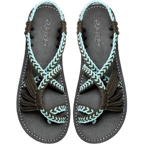 Everelax Women's Flat Sandals Strappy Sandals for Women,Beach Sandals women