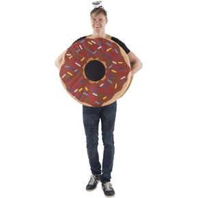 Dress Up America Donut Costume for Adults - Sprinkle Doughnut Costume For Halloween - One Size Fits Most - Unisex in Saudi Arabia