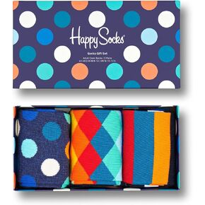 Happy Socks Men's Classic Mix Gift Box Socks Multicolour in size US 8-12 in Kuwait