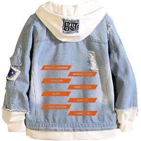 KPOP Stray Kids Seventeen ATEEZ Hoodie Denim Jacket