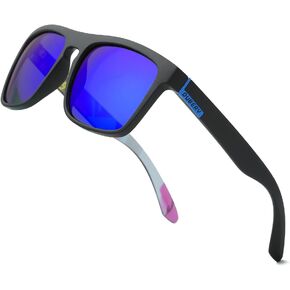 DUBERY Classic Polarized Sunglasses for Men Women Retro 100% UV Protection Driving Sun Glasses D731