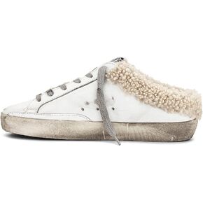 حذاء رياضي نسائي من Golden Goose Super-Star Sabot جلد لامع علوي - - 10 Medium US in Kuwait