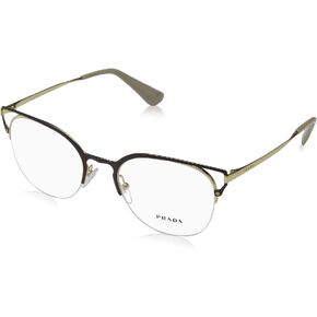 Prada PR 64UV Women's Eyeglasses Brown/Gold 51 in Saudi Arabia