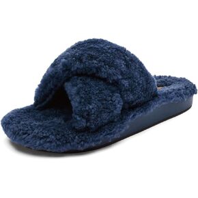OLUKAI Hila Heu Women's Slipper, Women's Slip-On Shoes, Genuine Shearling, Wet Grip Soles for Inside & Outside Wear, Cute & Ultra-Soft Comfort Fit in Saudi Arabia