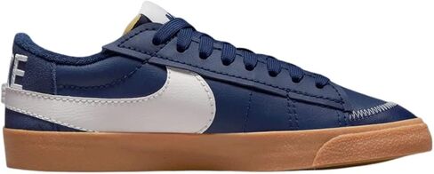 Nike Mens Blazer Low 77 Jumbo DN2158 101 أبيض أسود شراع - الحجم in Kuwait
