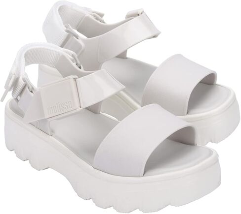Melissa Kick Off Platform Sandals for Women - Super Soft and Flexible Vegan Chunky Platform Sandal with Adjustable Straps and Open Toe Design in Saudi Arabia