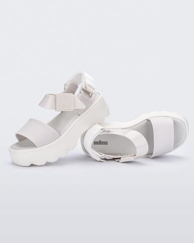Melissa Kick Off Platform Sandals for Women - Super Soft and Flexible Vegan Chunky Platform Sandal with Adjustable Straps and Open Toe Design in Saudi Arabia