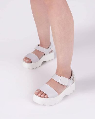 Melissa Kick Off Platform Sandals for Women - Super Soft and Flexible Vegan Chunky Platform Sandal with Adjustable Straps and Open Toe Design in Saudi Arabia