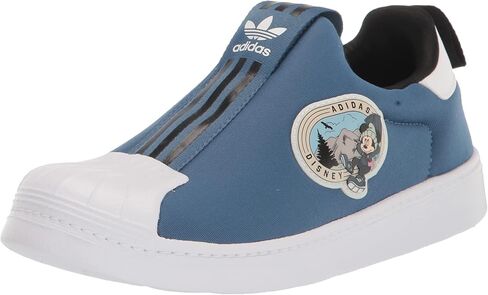 adidas Originals Superstar 360 Sneaker, Altered Blue/FTWR White/Core Black, 10.5 US Unisex Little Kid in Saudi Arabia