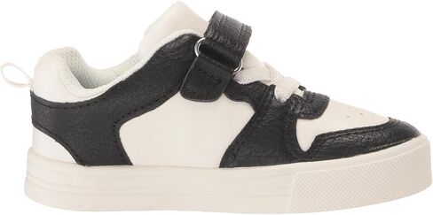 OshKosh Kids Isak Sneaker, Black/White, 4 US Unisex Toddler in Saudi Arabia